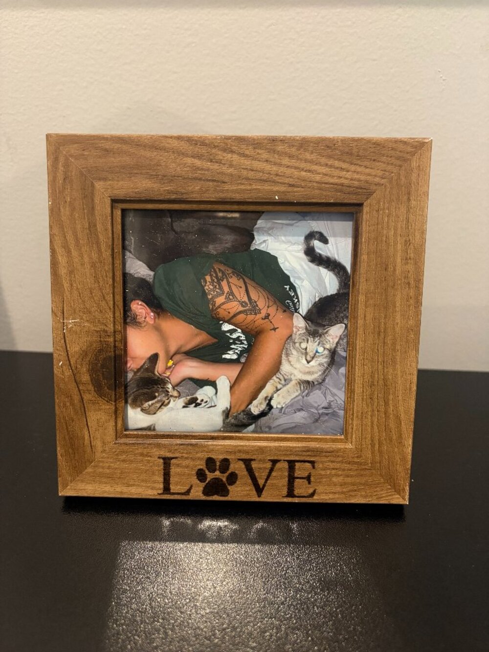 Love with a Paw Print Photo Frame Picture Frame Cat Mom Dog Mom Pets